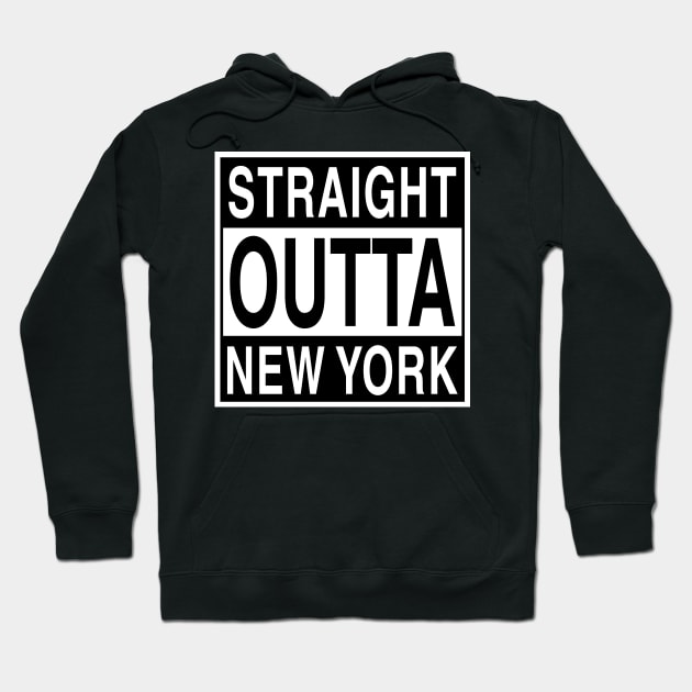 Straight Outta New York Hoodie by Vizewls